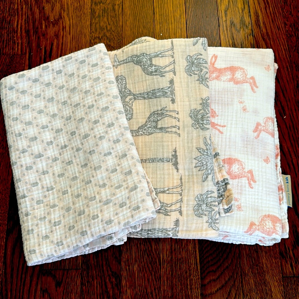 Pottery Barn Kids Swaddle Set
